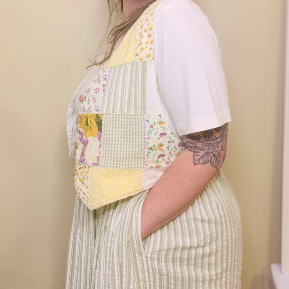 Vintage dress with vest, brand Country Wear Clothing Company